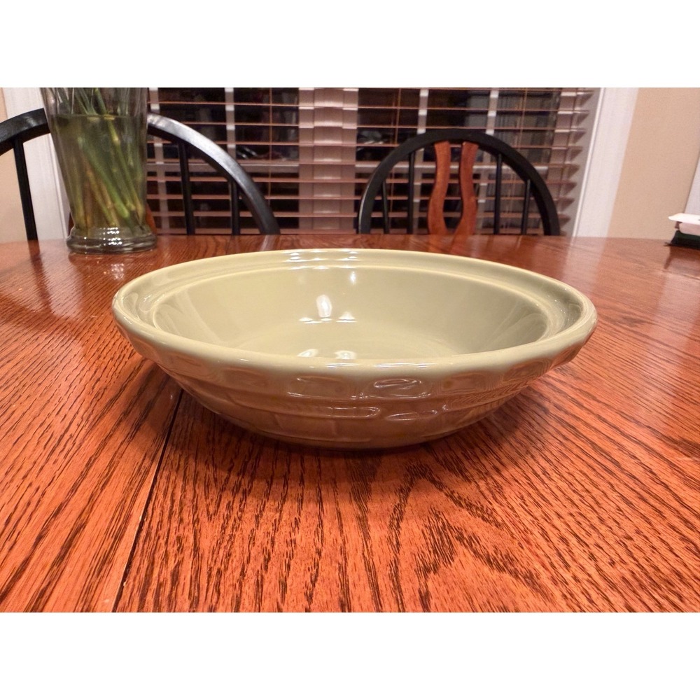 Longaberger 7" Pie Plate - Sage Green